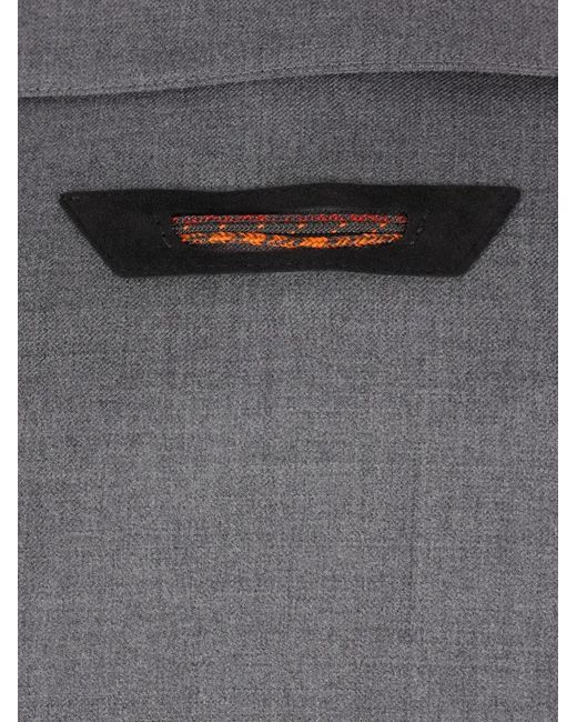 Sease メンズ グレー ボタン シャツ 【公式通販】