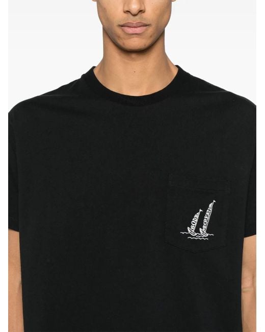 Bode T-Shirt Met Print in het Black voor heren