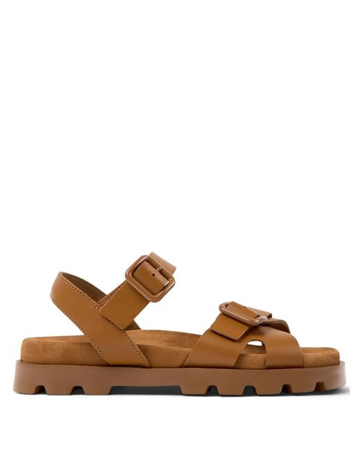 Camper Brown Brutus Sandals