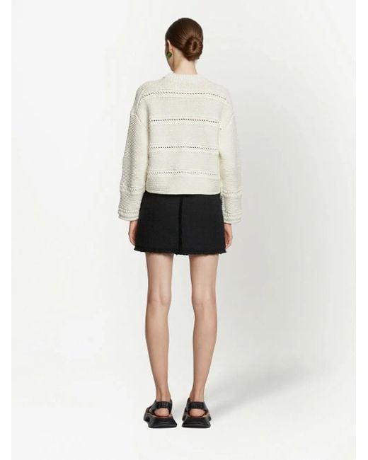 Maglione Crop di Proenza Schouler in White