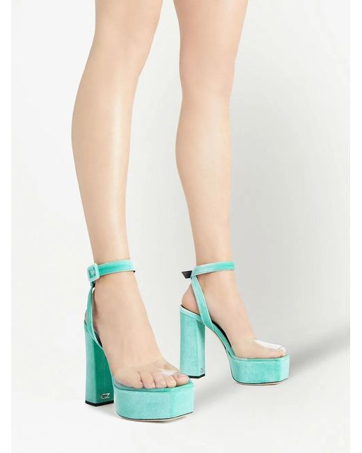 Giuseppe Zanotti Blue Sandals