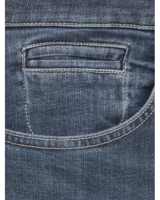 Dondup Blue Cuffed Pocket Jeans for men