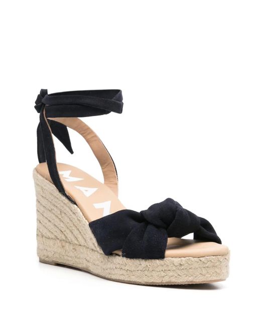Manebí Black 100Mm Hamptons Espadrilles
