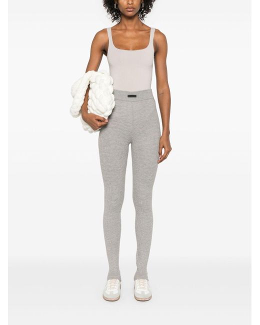 Fear Of God Waffle Knit Leggings in Gray Lyst