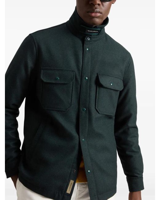 メンズ Woolrich Alaskan シャツジャケット Green