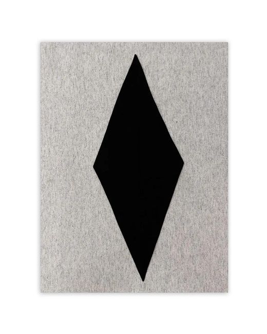 Rier Gray Losange-Shape Scarf for men