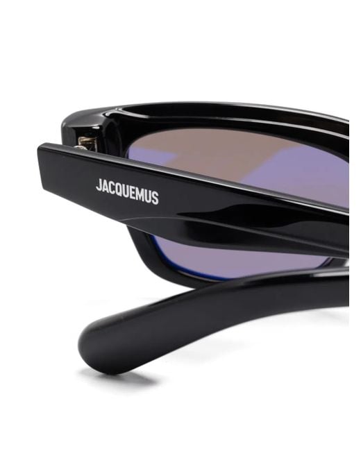 Jacquemus Black Square-Frame Sunglasses