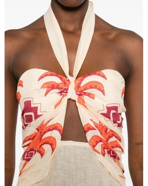 Johanna Ortiz White Water Adventure Maxi Dress