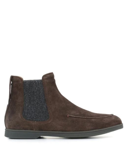 Henderson Brown Suede Boots for men
