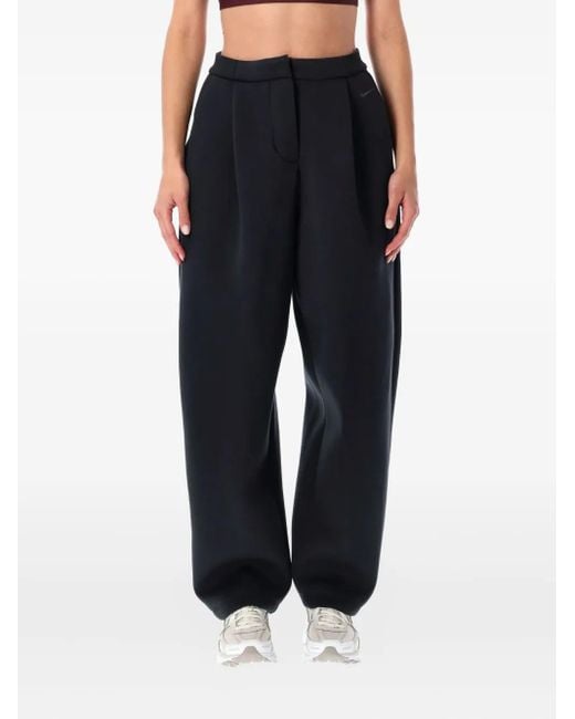 Nike Black Pleated Scuba Trousers