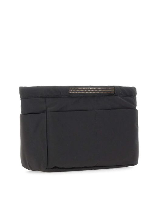 Gianni Chiarini Black Bagsinbag Leather-Trim Clutch Bag