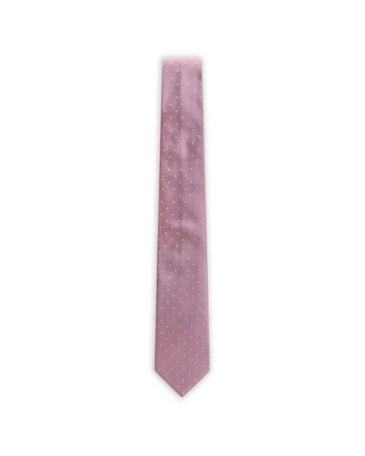 Tom Ford Purple Polka-Dot Tie for men