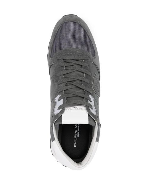 Philippe Model Gray Trpx Haute Sneakers for men