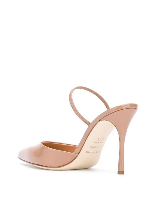 Sergio Rossi Pink Godiva Slingbacks
