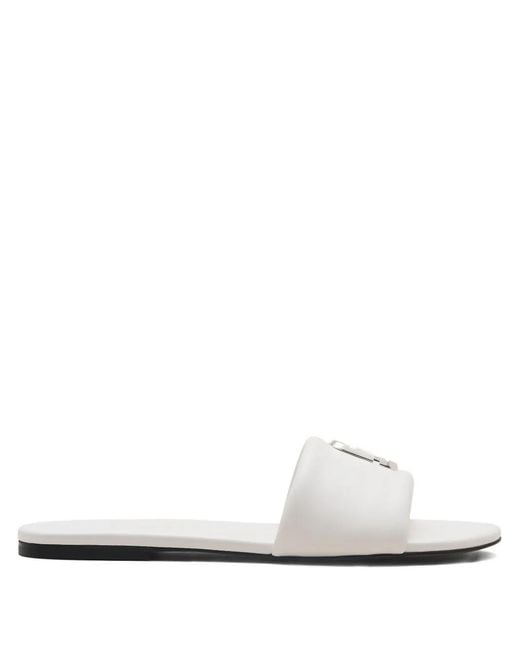 Marc Jacobs White The Snapshot Slides