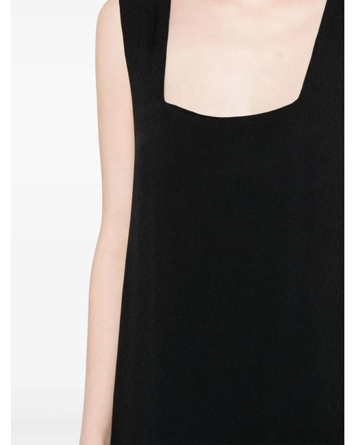 Reformation Black Vea Midi Dress