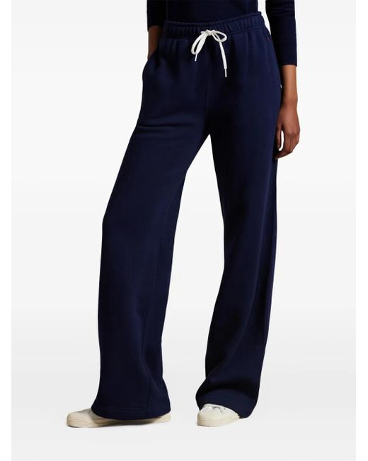 Polo Ralph Lauren Blue Drawstring-Waist Track Pants