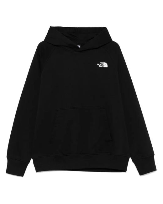 The North Face Black Raglan Redbox Hoodie for men