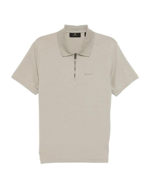 Belstaff White Alloy Polo Shirt for men