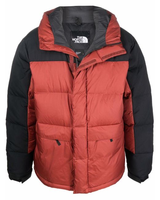 The North Face Red Colourblock Puffer Jacket for men