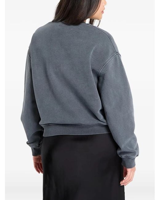 Samsøe & Samsøe Gray Sava Crew-Neck Sweatshirt