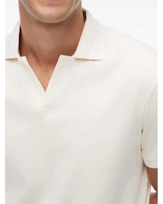 Tommy Hilfiger White Regular-Fit Short-Sleeve Cotton Polo Shirt for men