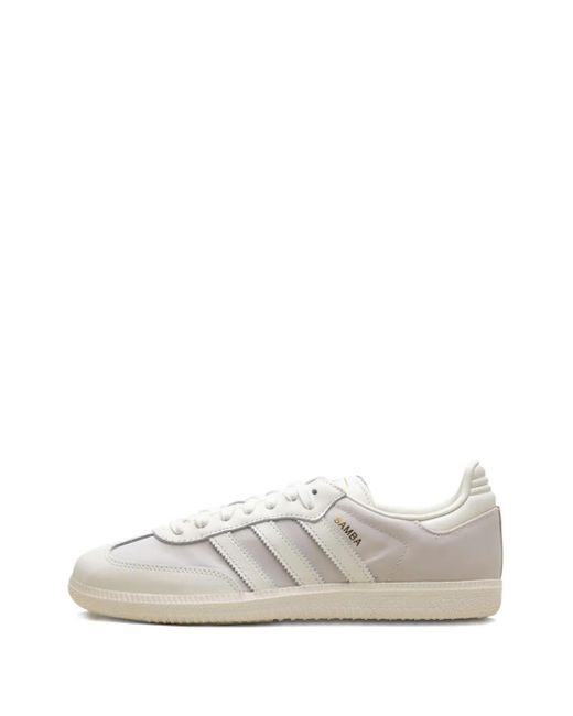 Adidas White Samba Og "Off/Off/Alumina" Sneakers