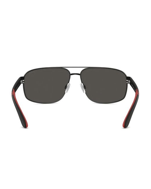 Polo Ralph Lauren Black Pilot-Frame Sunglasses