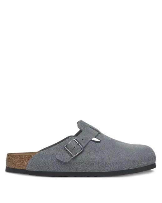 Birkenstock Boston "Basalt" Slipper in Gray für Herren