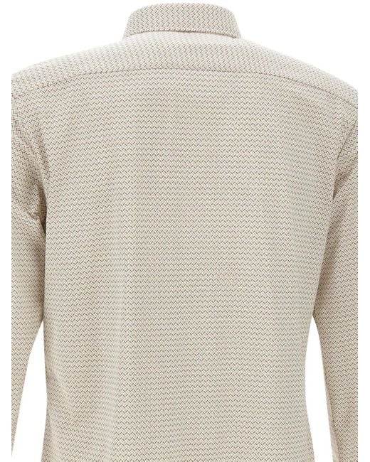 Boss White Long-Sleeve Shirt for men