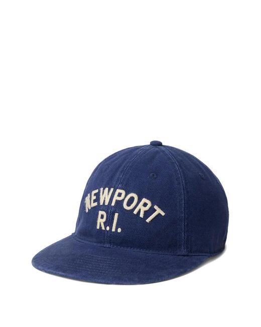 Polo Ralph Lauren Blue Embroidered Twill Baseball Cap for men