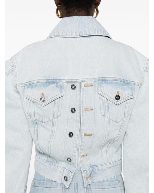 Givenchy Blue Back-To-Front Cocoon Jacket
