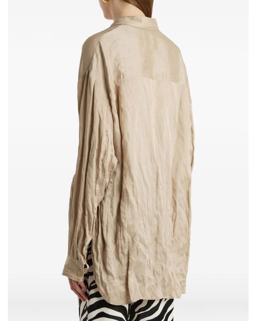 Khaite Natural Goya Button-Down Shirt