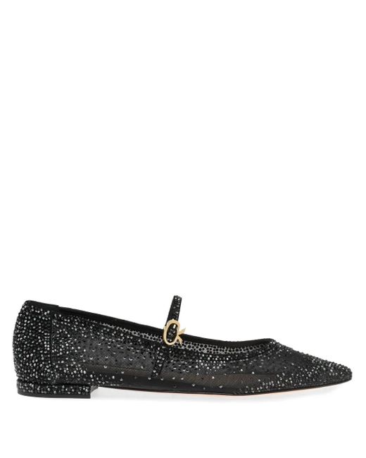 Gianvito Rossi Rania Mary Jane Ballet Flats in Black | Lyst UK