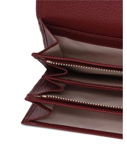 Coccinelle Purple Large Metallic Wallet