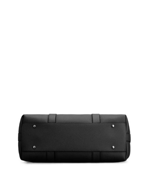 Tod's Black Tim Pebbled Leather Shoulder Bag for men