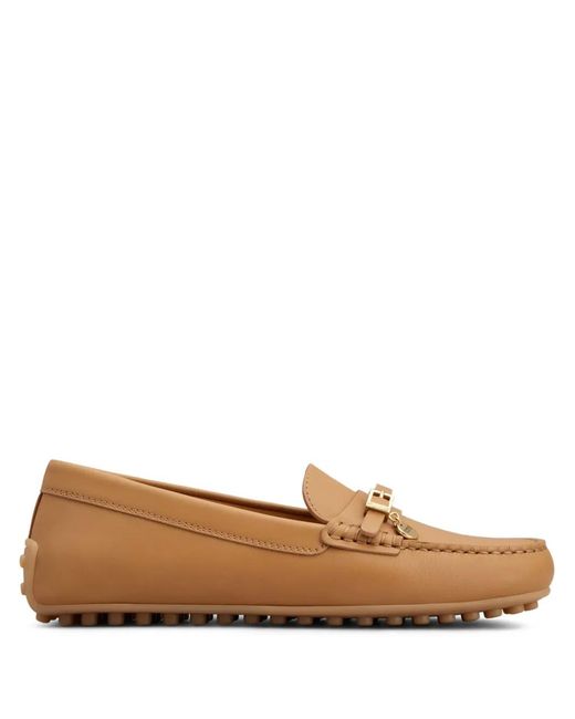 Tod's Brown Leather Loafers