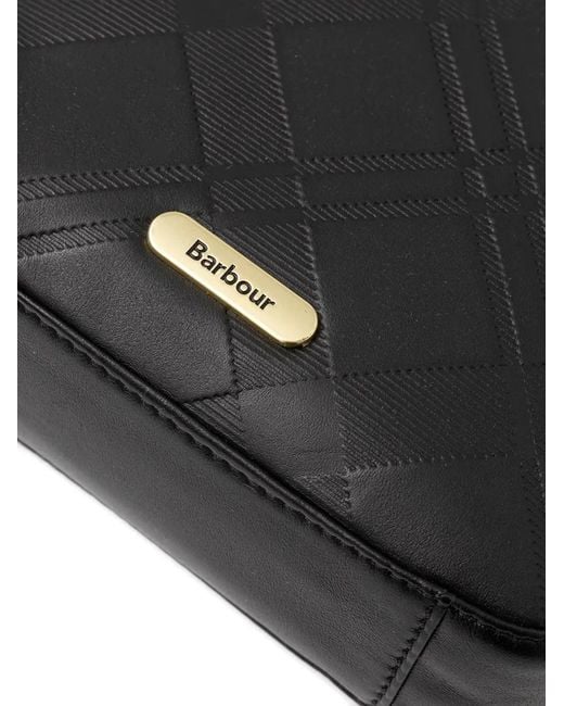Barbour Black Daphne Quilted Cross Body Bag
