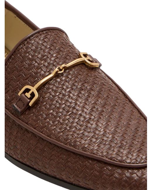 Sam Edelman Brown Horsebit Loafers