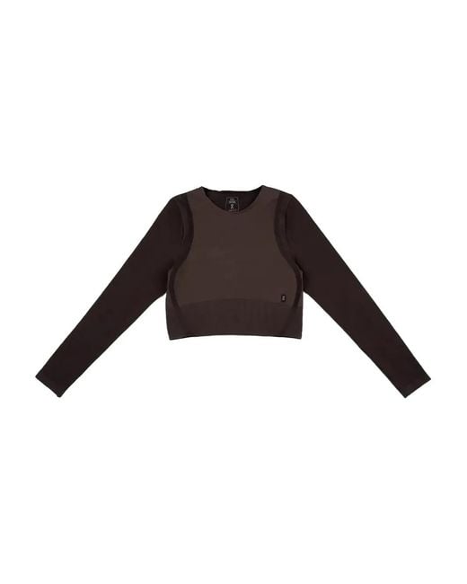 On Shoes Black Knit Studio Crop