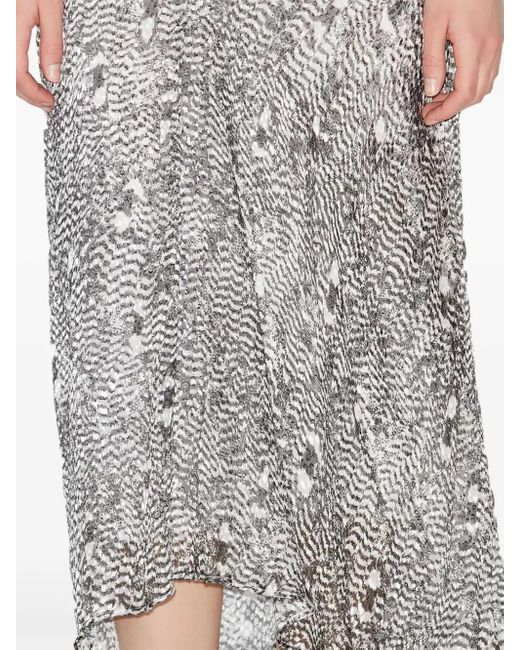 Isabel Marant Lisanne Midi-Rok in het Gray