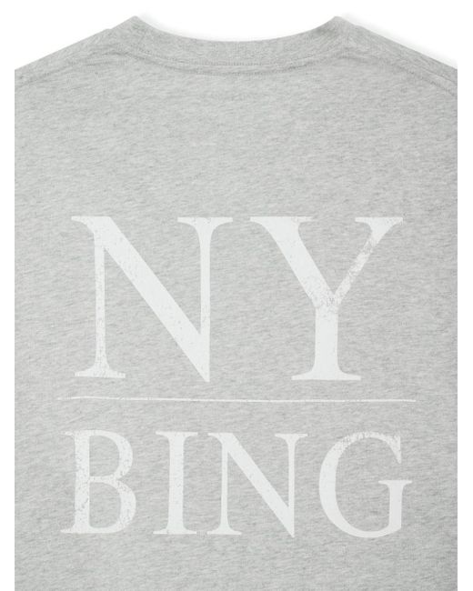 Anine Bing White Myers Serif Ny T-Shirt