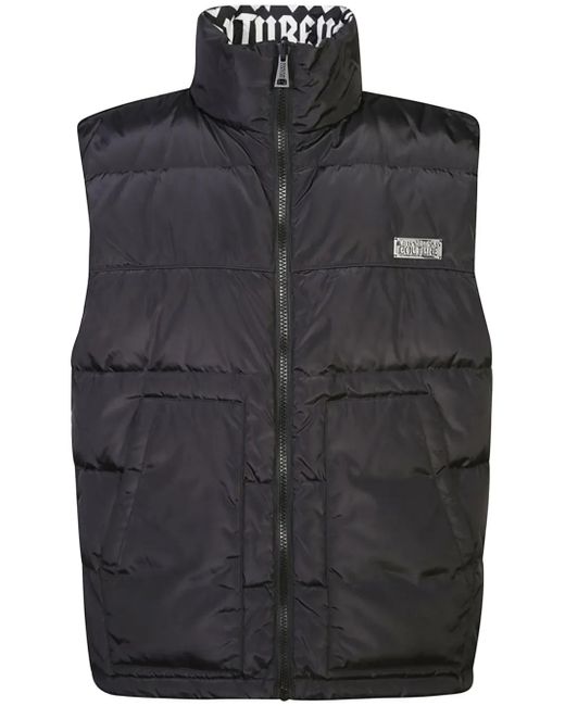 Versace Jeans Couture Black Reversible Gilet for men