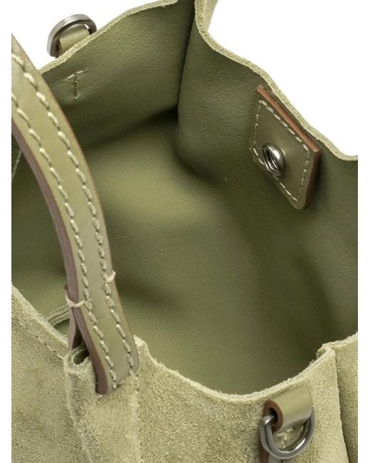 Gianni Chiarini Green Dua Leather Shoulder Bag
