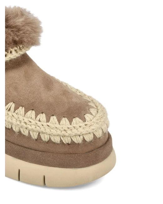 Mou Natural Bounce Suede Ankle Boots