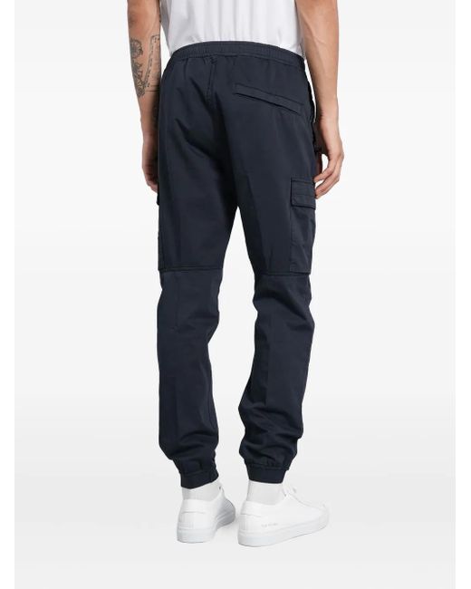 Stone Island Blue Pocket Cargo Pants for men