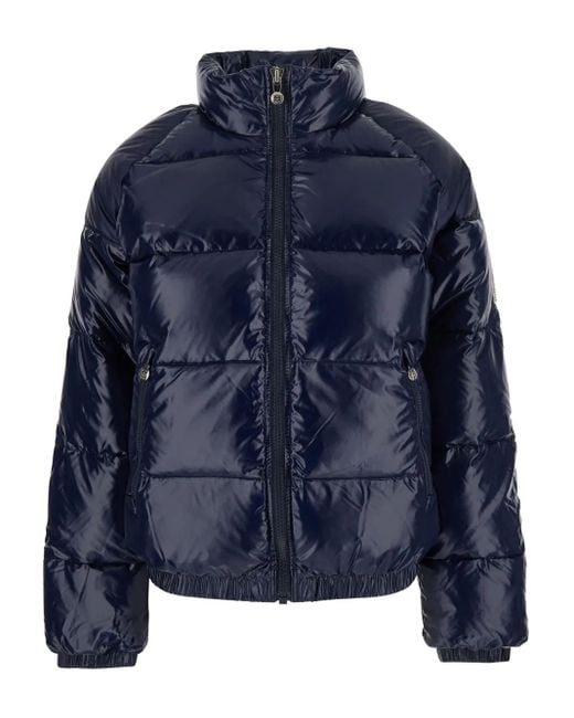 Bomber Con Applicazione Logo di Pyrenex in Blue