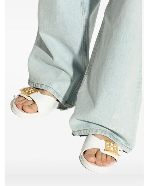 Tory Burch White Sandals