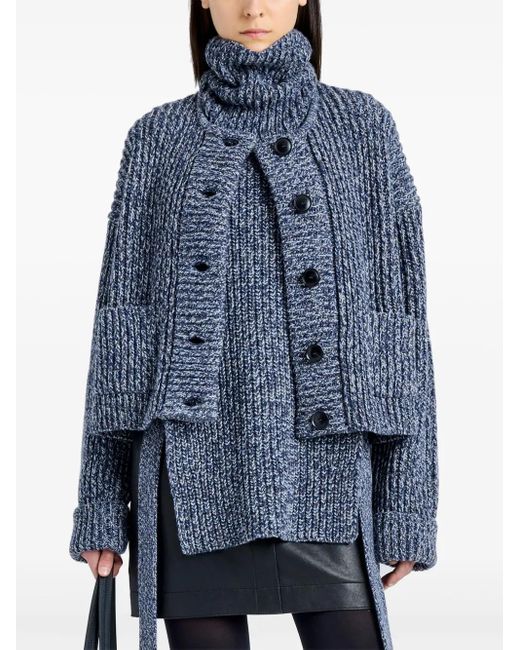 Proenza Schouler Blue Azura Cardigan