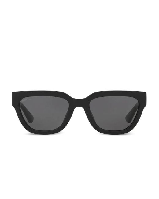 Gucci Black Square-Frame Sunglasses